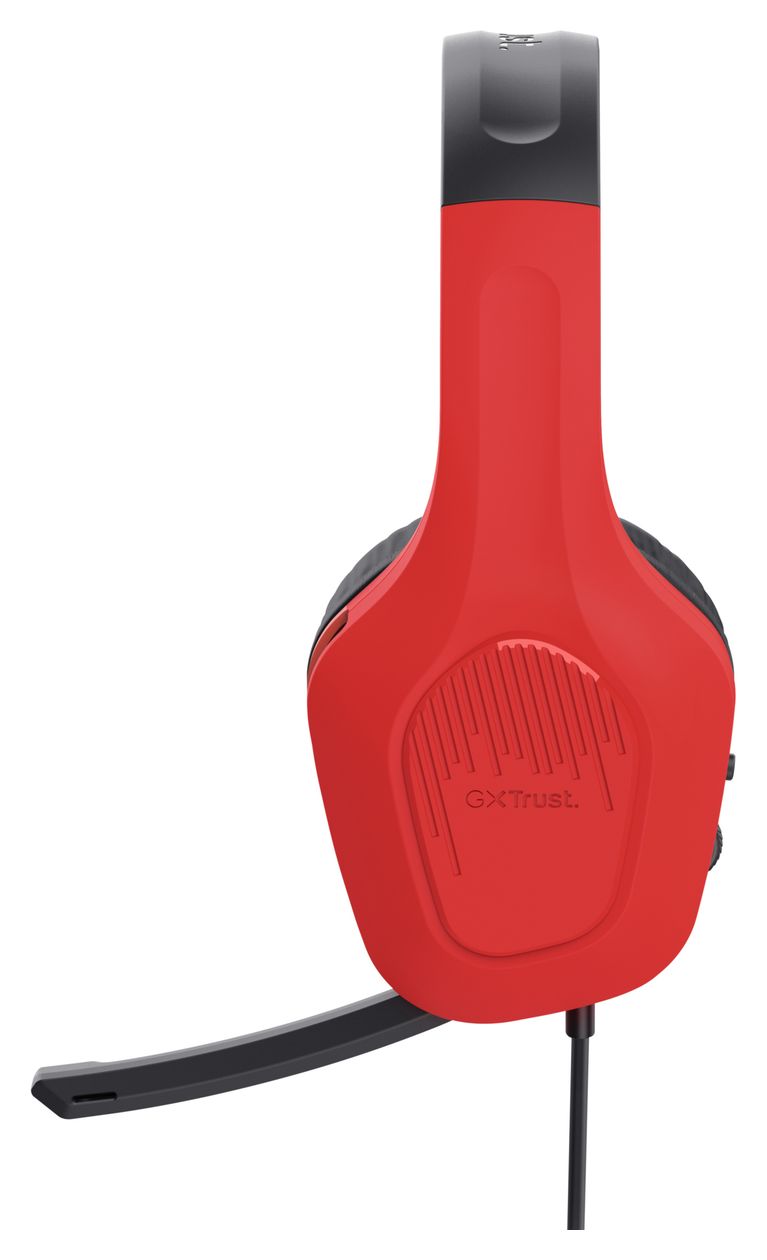 GXT416 Zirox Over Ear Kopfhörer Kabelgebunden  (Schwarz, Cyan, Rot) 