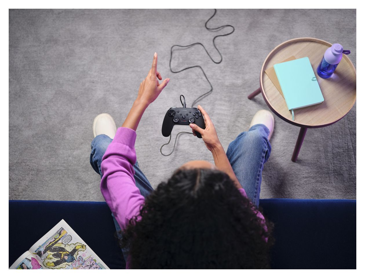 GXT542 Muta Analog / Digital Joystick für Android, Nintendo Switch, PC, Tablet PC, iOS  (Schwarz) 