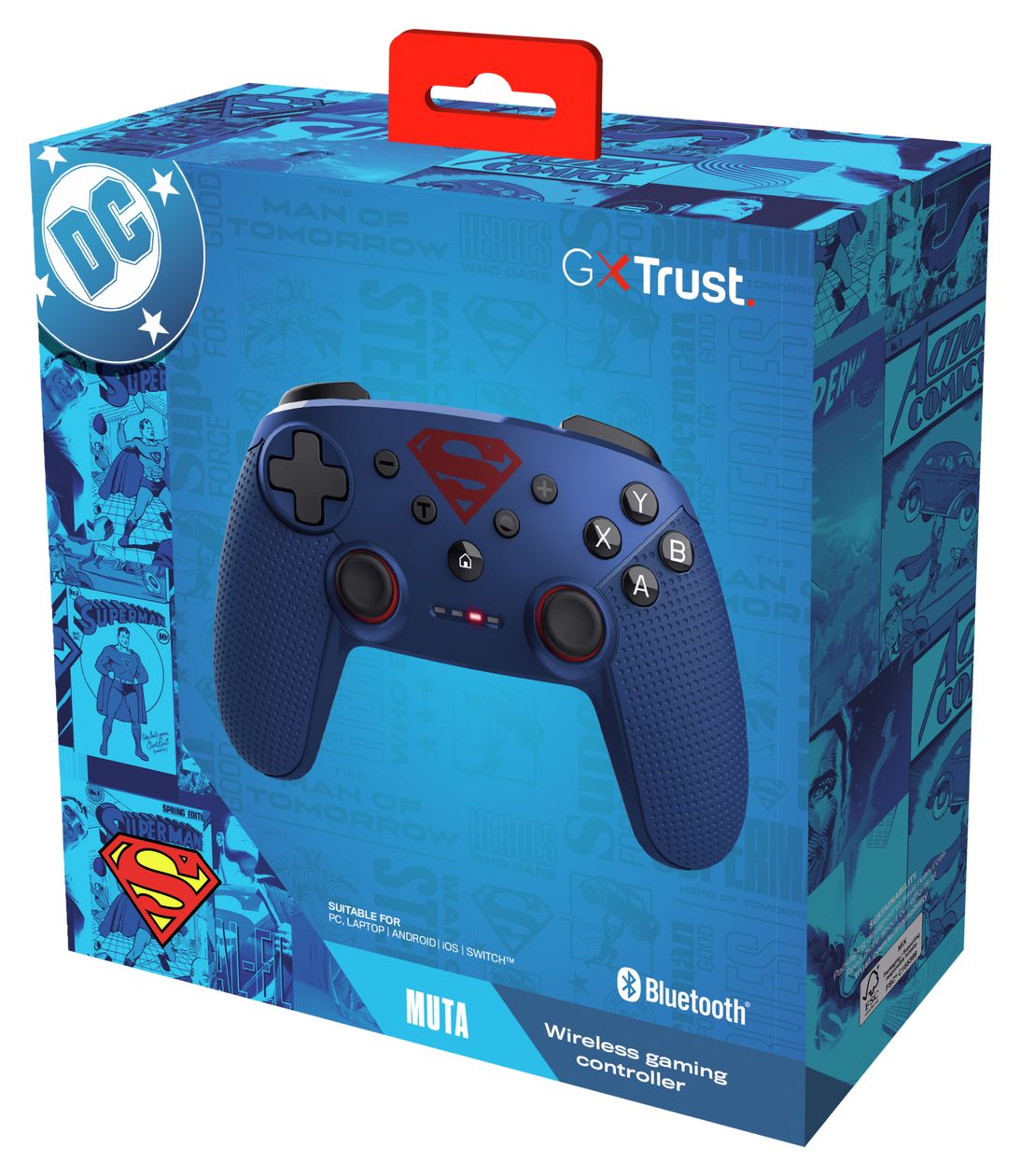 GXT542 Muta Gamepad für Android, Nintendo Switch, Nintendo Switch 2, Nintendo Switch Lite, Nintendo Switch OLED, PC, iOS  (Blau) 