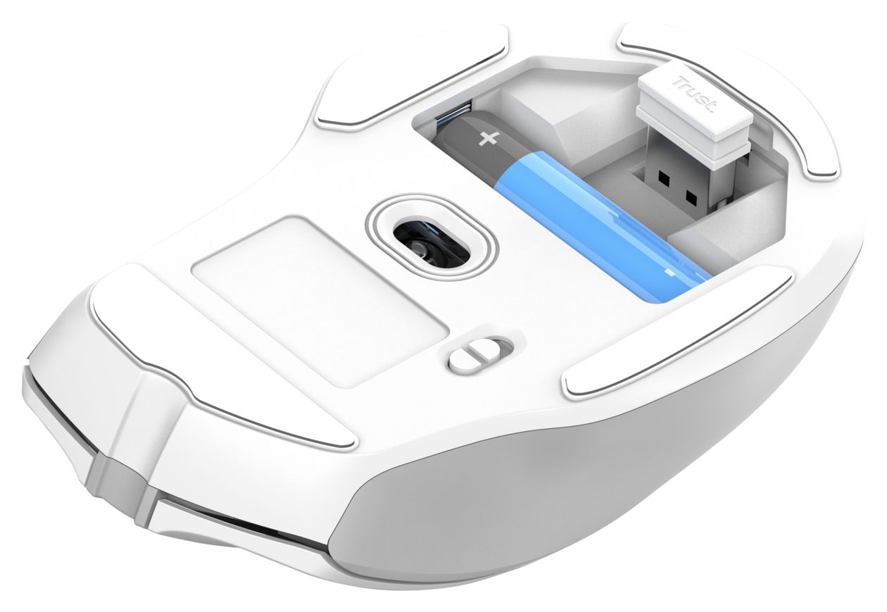 Nito 2200 DPI Universal Maus Optisch  (Weiß) 