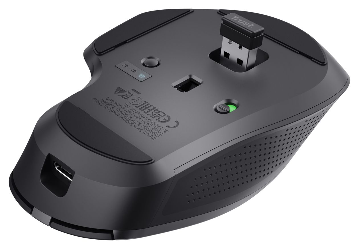 Ozaa+ 3200 DPI Büro Maus Optisch  (Schwarz) 