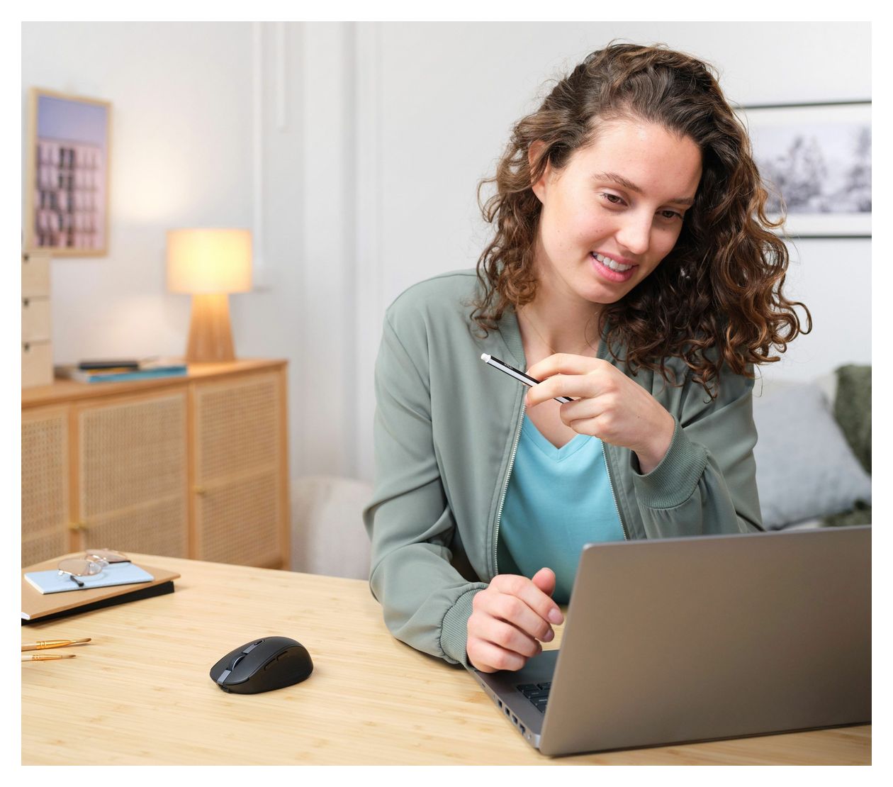 OZAA COMPACT Eco 3200 DPI Büro Maus Optisch  (Schwarz) 