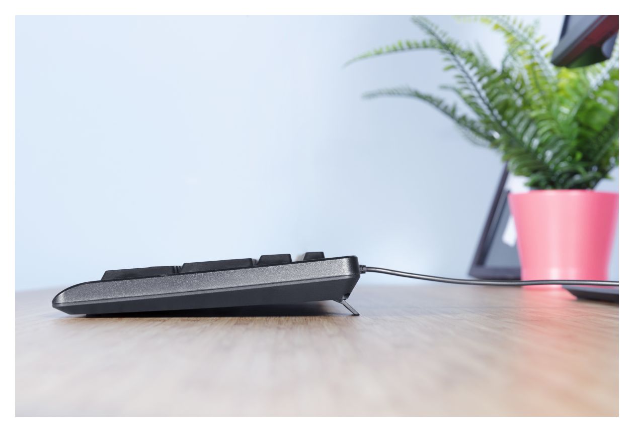 Primo Büro Tastatur USB  (Schwarz) 