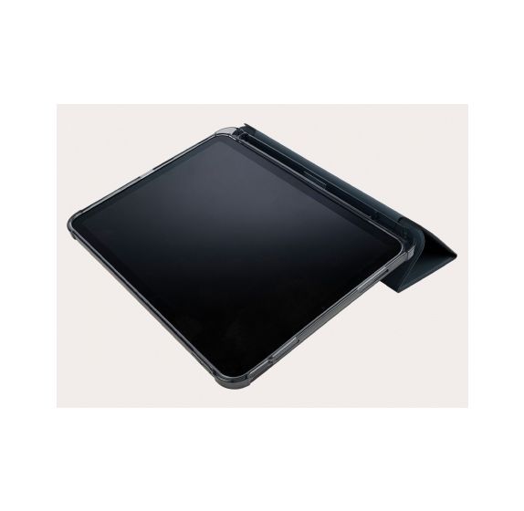 Satin Folio aus Polycarbonat, Thermoplastische Polyurethane (TPU) für Apple iPad A16 und iPad 10.Gen bis 27,7 cm (10.9") Schockresistent (Dunkelblau, Transparent) 