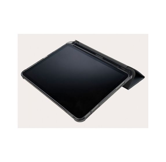 Satin Folio aus Polycarbonat, Thermoplastische Polyurethane (TPU) für Apple iPad A16 und iPad 10.Gen bis 27,7 cm (10.9") Schockresistent (Grau, Transparent) 