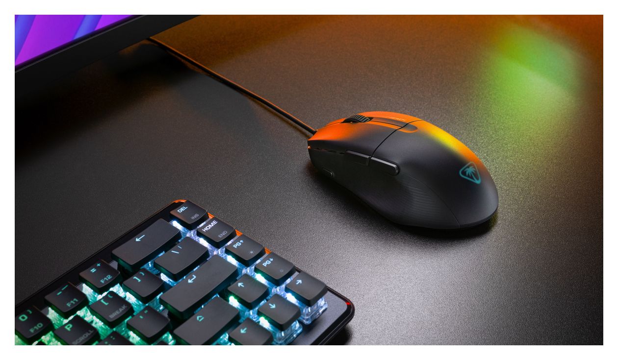Pure SEL 8000 DPI Gaming Maus Optisch  (Schwarz) 