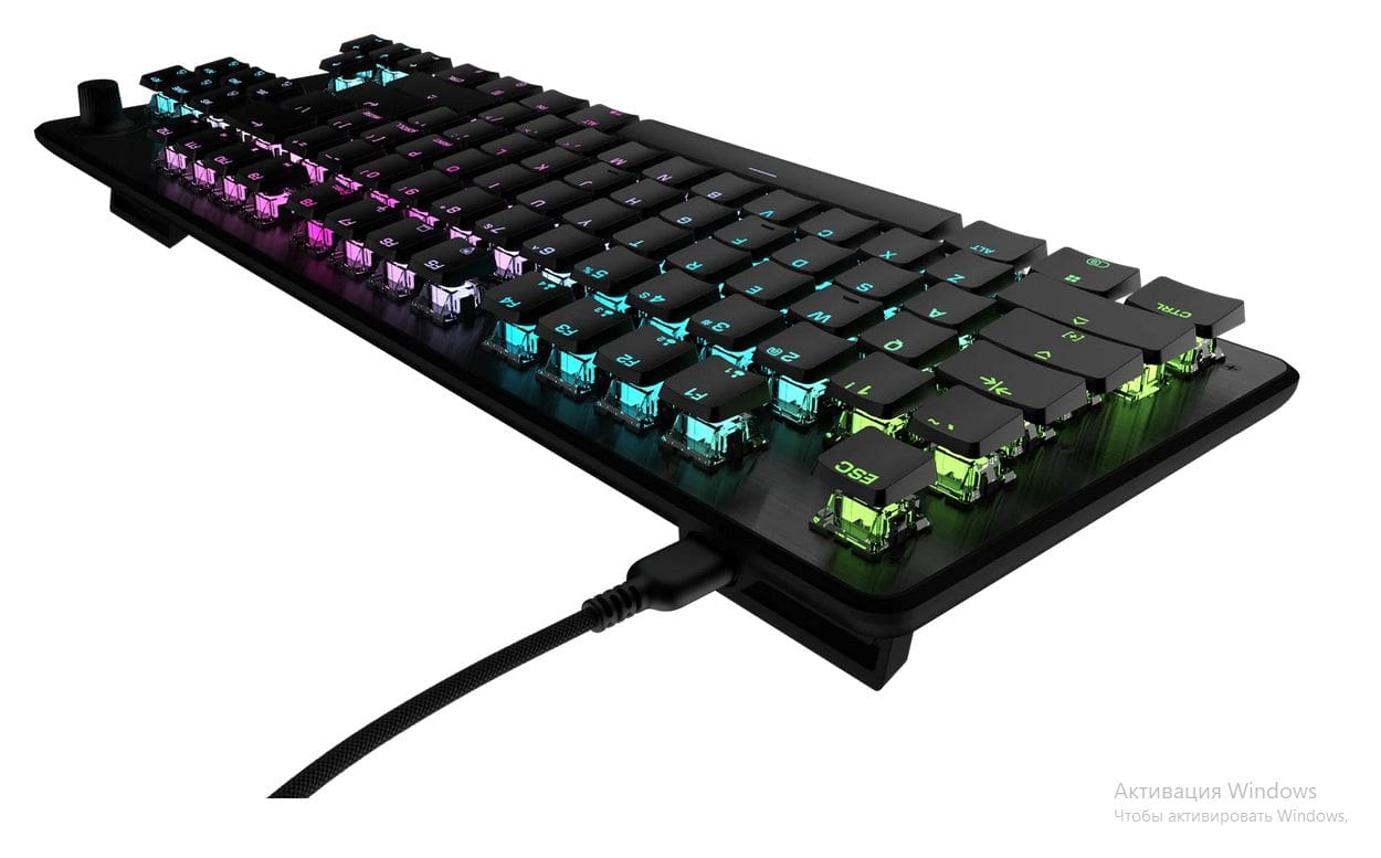 Vulcan II TKL RGB Tenkeyless RGB-LED Gaming Tastatur USB  (Schwarz) 