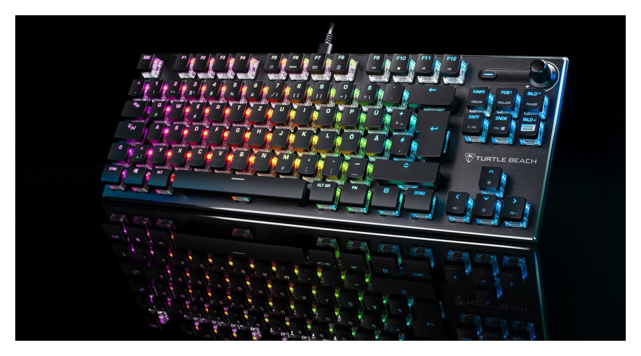 Vulcan TKL RGB-LED Gaming Tastatur USB  (Schwarz) 