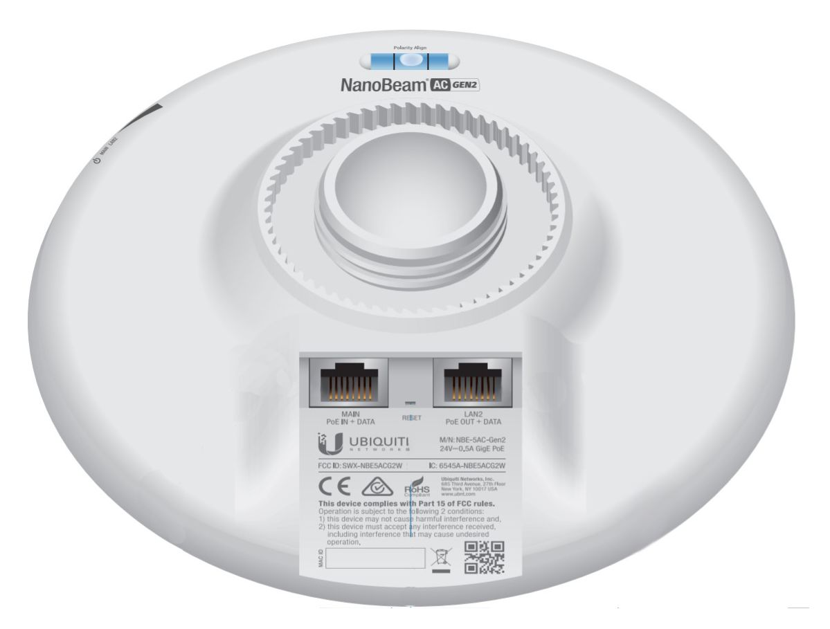 NanoBeam 5AC Gen 2 450 Mbit/s 