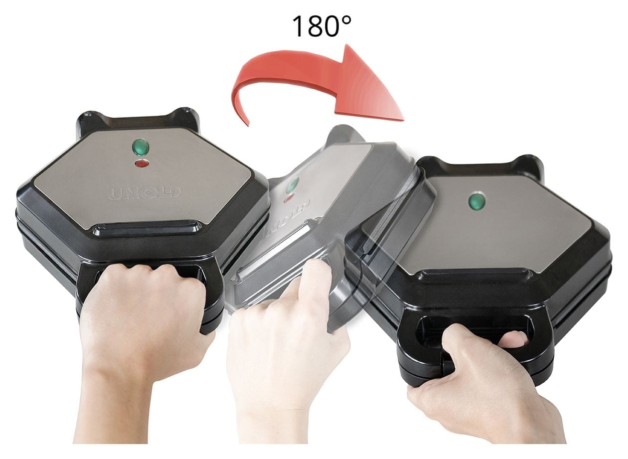 48245 Bobby Waffeleisen sechseckig für 1 Waffel(n) 700 W 