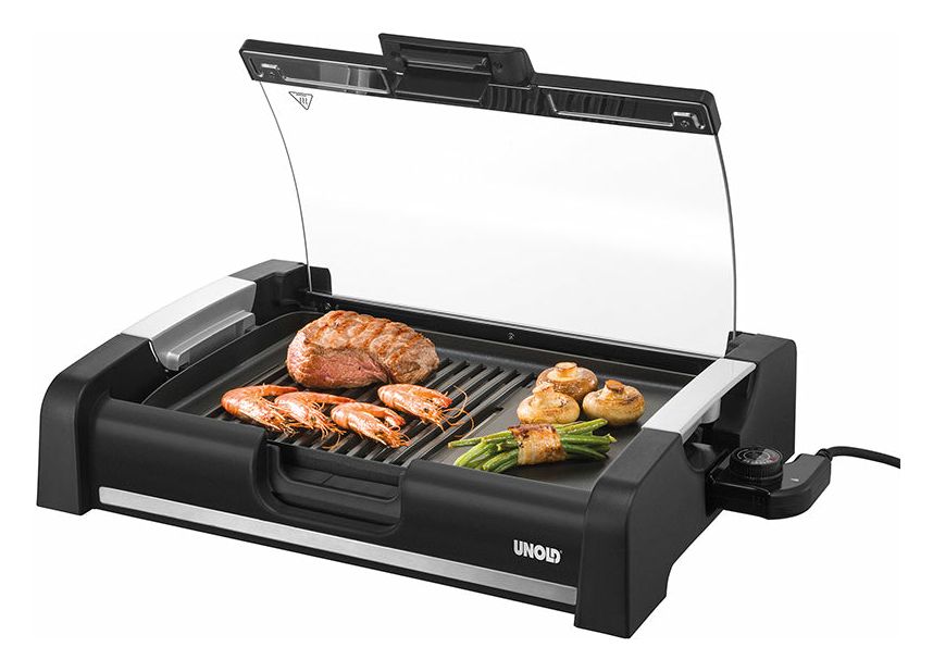 58535 BBQ Edel 1650 W mit 354 x 254 mm Fläche  (Schwarz) 