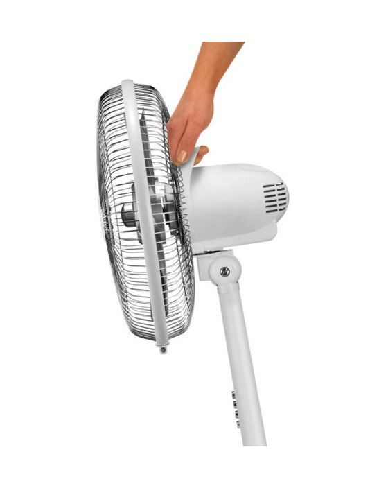 Silverline Ventilator Stand neigbar  (Silber, Weiß) 