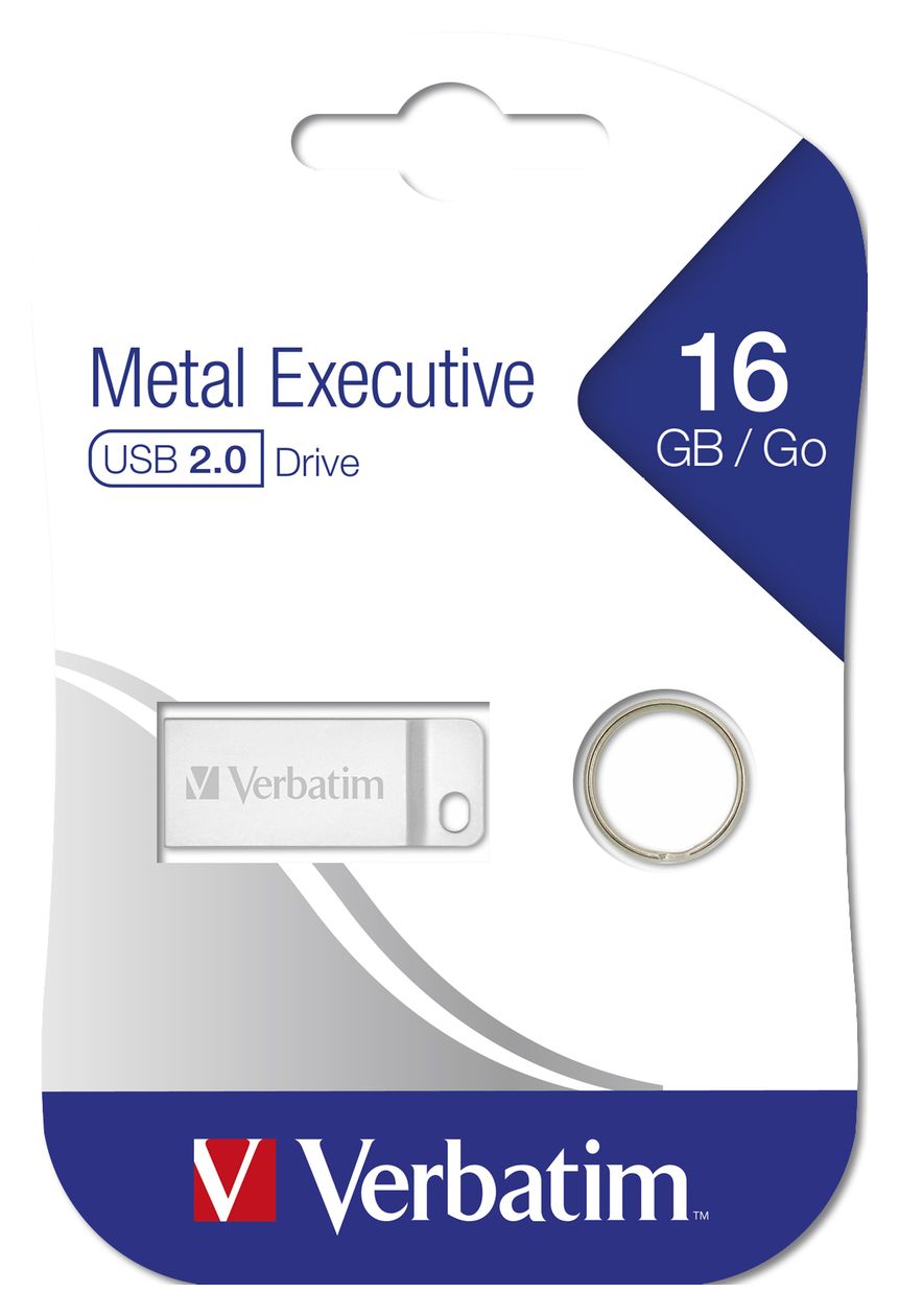 Metal Executive USB Typ-A Stick 16 GB  (Silber) 