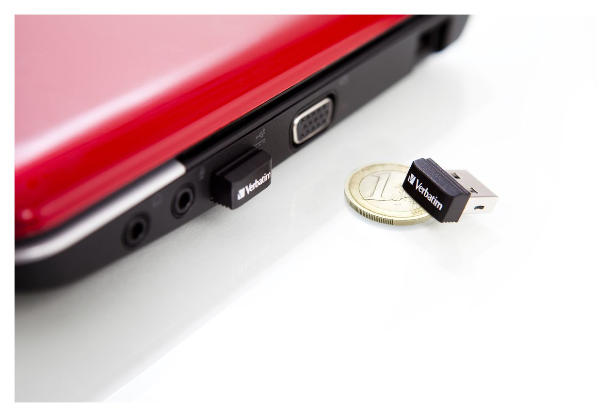 Nano USB Typ-A Stick 32 GB  (Schwarz) 