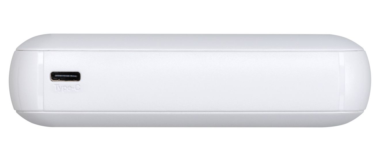 Fast Charge 10000 mAh Powerbank Micro-USB + USB Type-C  (Weiß) 
