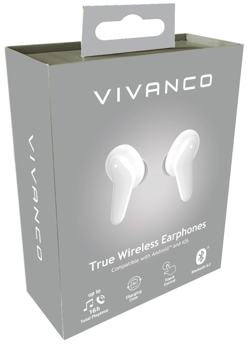 Fresh Pair In-Ear Bluetooth Kopfhörer kabellos (Weiß) 