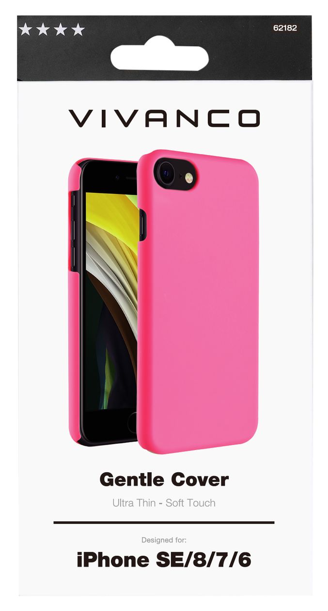 Gentle Cover für Apple iPhone SE (2020), iPhone 8, iPhone 7, iPhone 6s  (Pink) 