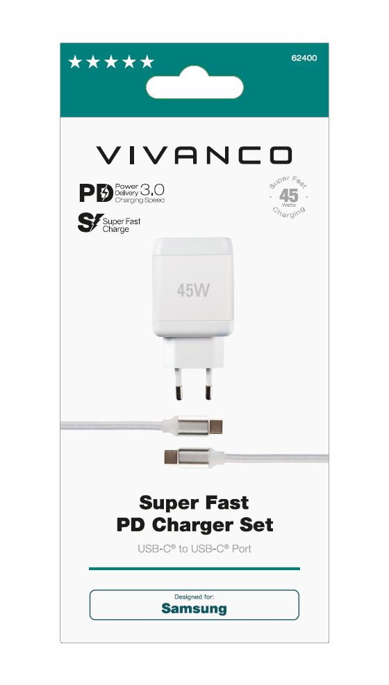 Super Fast Power Delivery Charger Set 
