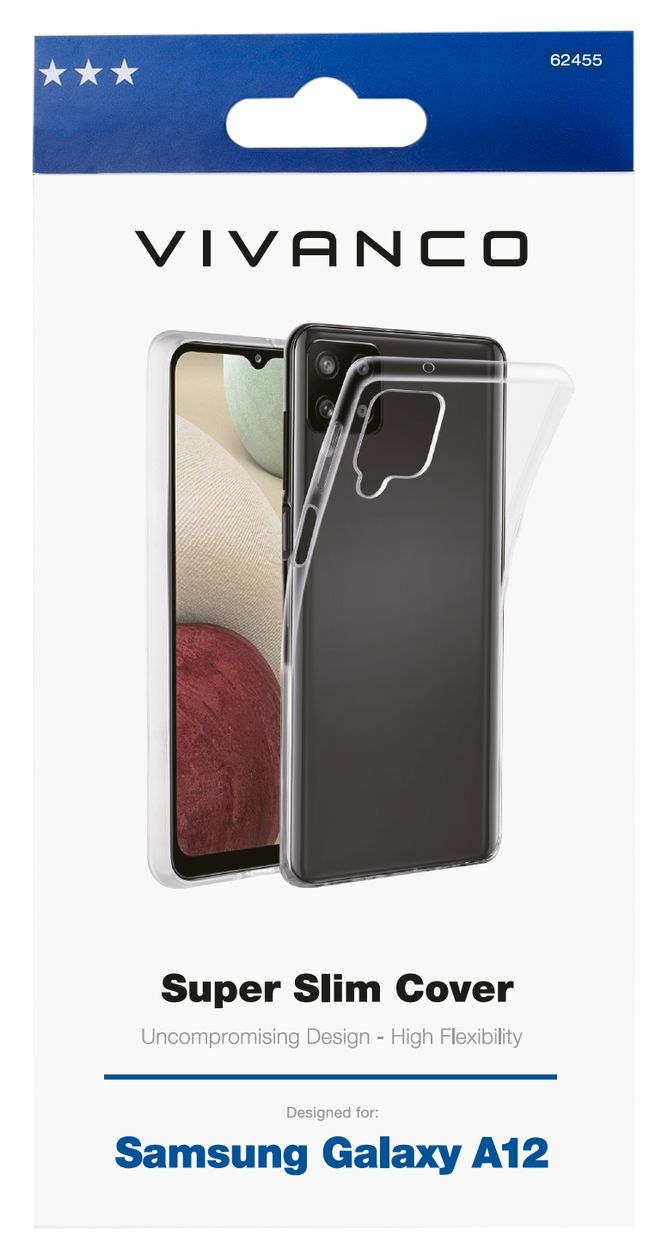 Super Slim Cover für Samsung Galaxy A12  (Transparent) 
