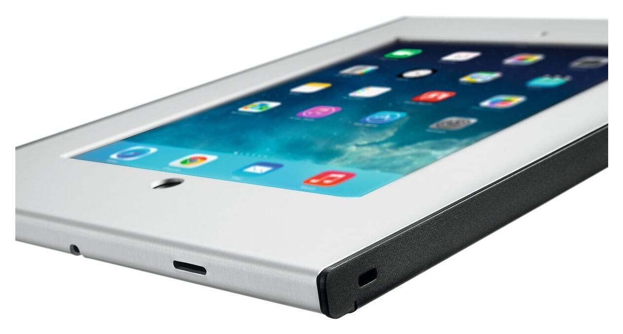 PTS1227 TabLock Tablethalterung aus Aluminium, Metall für Apple iPad Pro 10.5 Zoll und iPad Air 3.Gen bis 26,7 cm (10.5")  (Silber) 