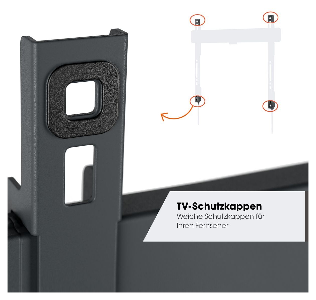 TVM5845 schwenkbare Wand Halterung 180° bis 2,54 m (100") 55 kg 