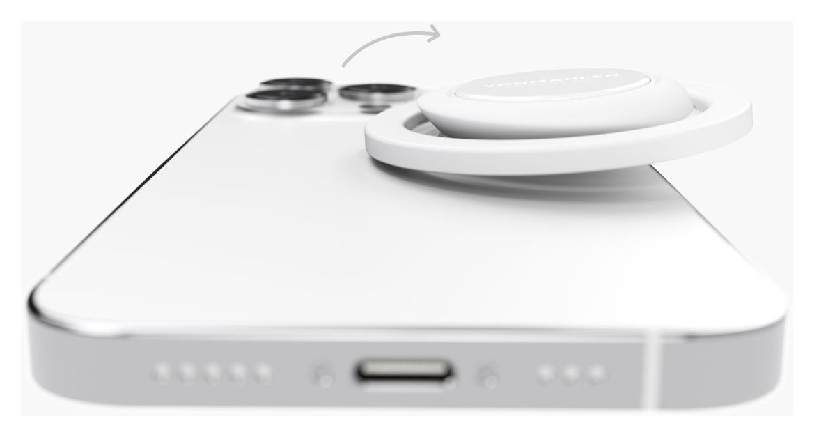 Backflip Mag Fingerring für Apple iPhone 12, 13, 14, 15 series  (Weiß) 