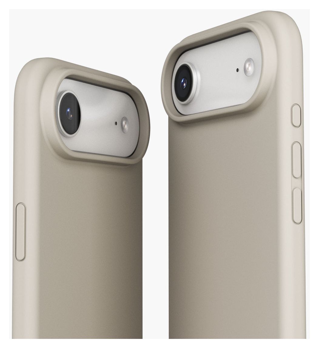 Soft Silicone Case Cover für Apple iPhone 17 Air  (Cremefarben) 