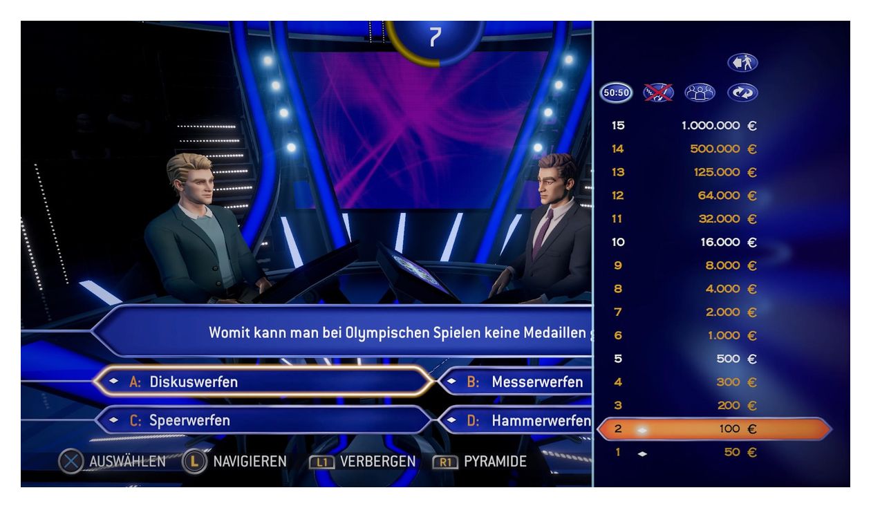 Wer wird Millionär - Ist das Ihr letztes Wort? (PlayStation 5) 