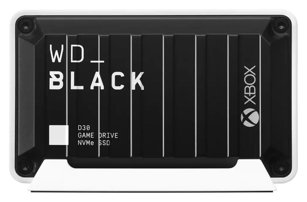 Black D30 Game Drive Xbox 2 TB SSD  (Schwarz, Weiß) 
