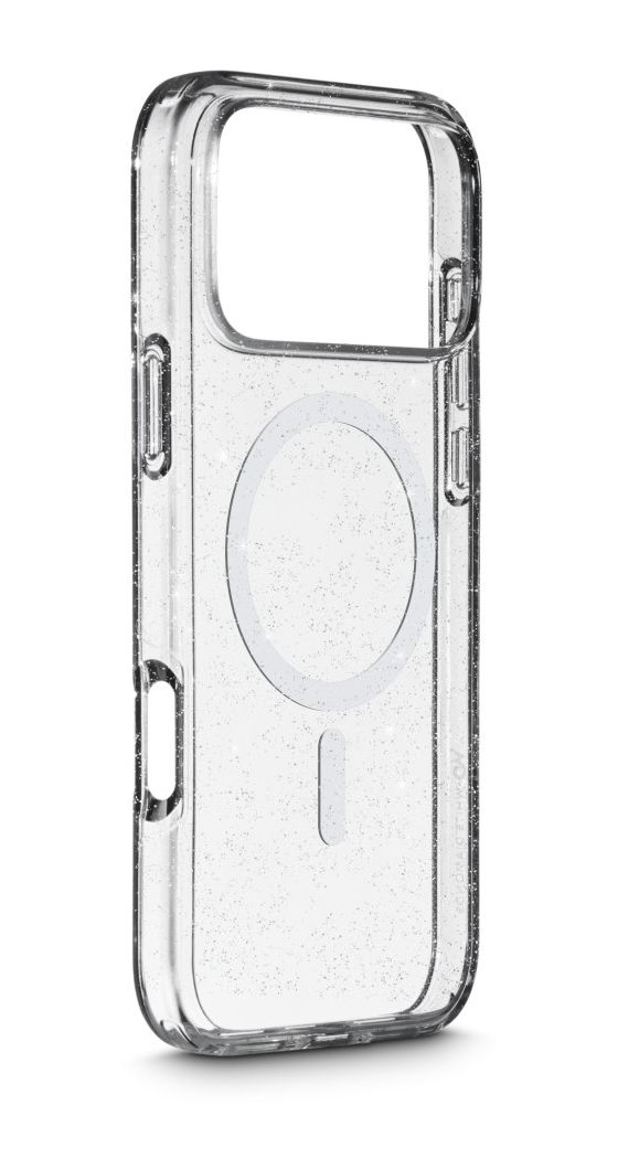 Mag Glitter Cover für Apple iPhone 17 Pro Max  (Transparent) 