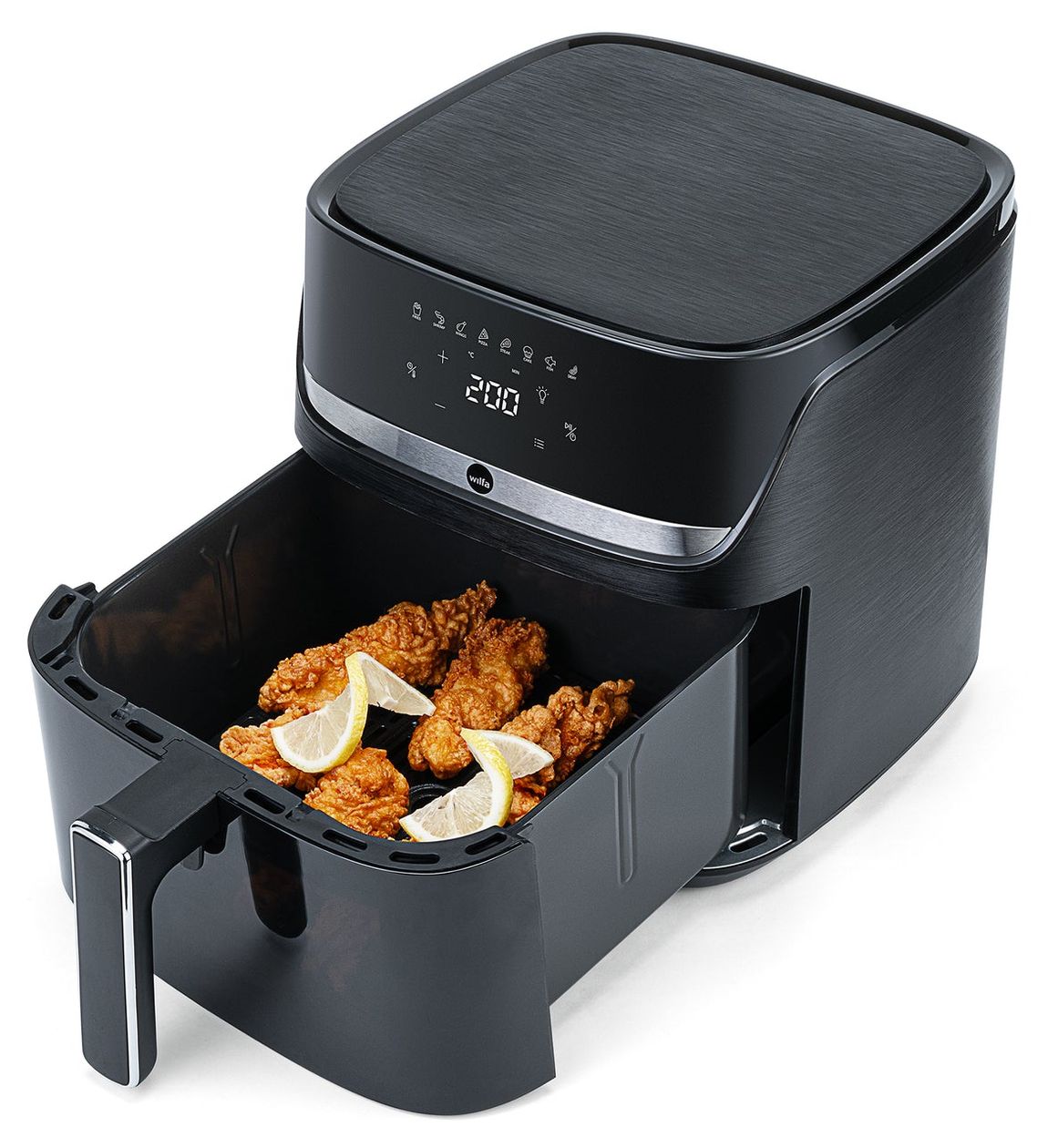 AF3B-80P Crispier Heißluftfritteuse 8 l 2000 W  (Schwarz) 