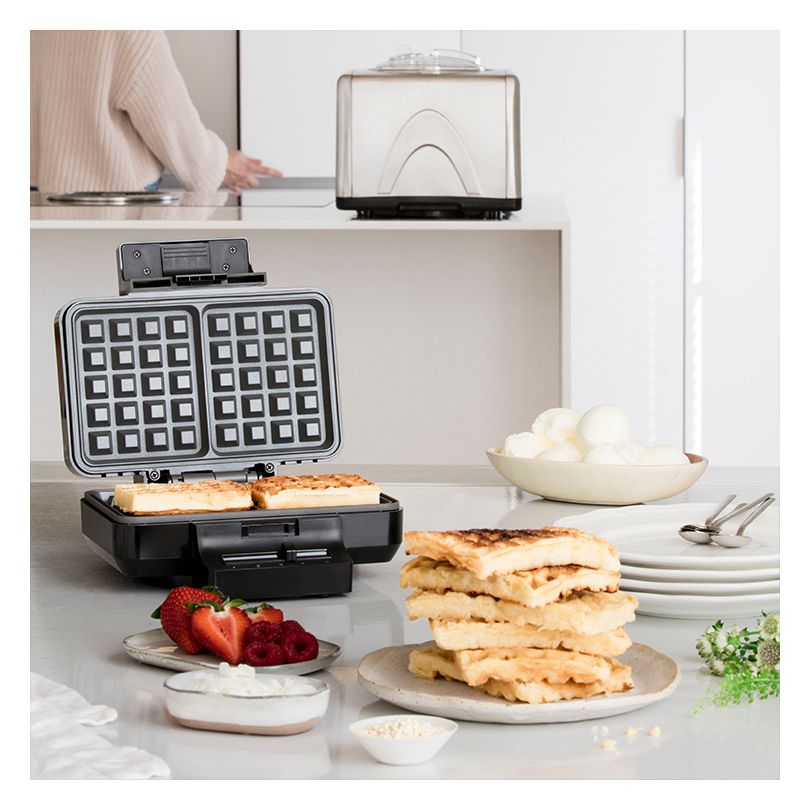 BW-1000B Waffeleisen quadratisch für 2 Waffel(n) 1000 W 