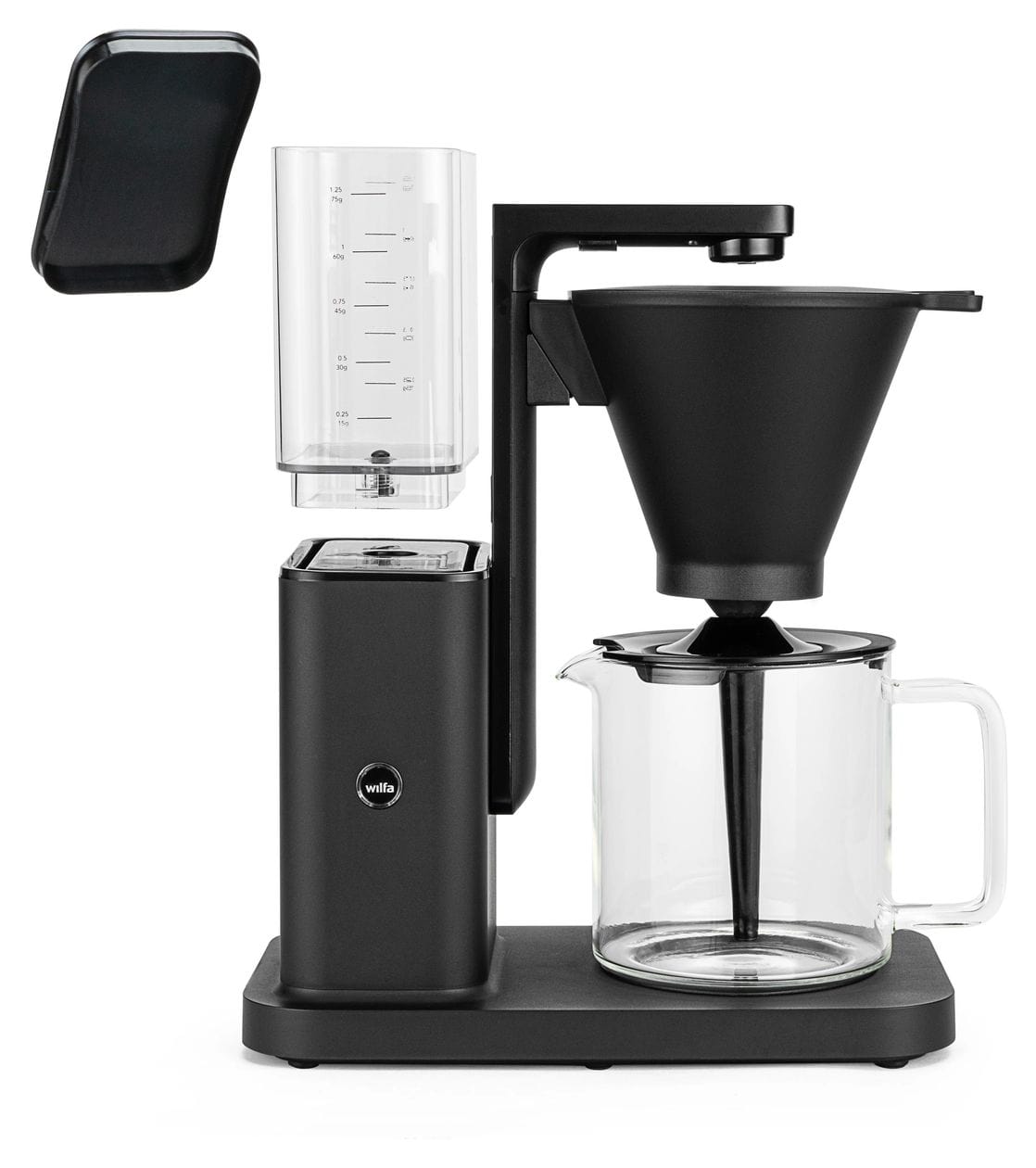 CM10B-A125 10 Tassen Filterkaffeemaschine 1,2 l (Schwarz, Transparent) 