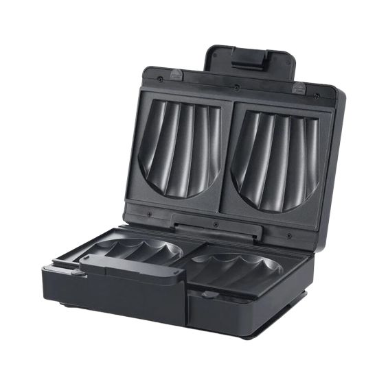 Easy Melt Sandwichmaker 1000 W für 2 Sandwiches  (Schwarz) 