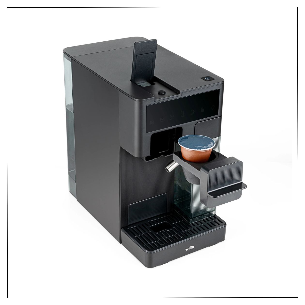 MMA1T-TCM20 Volo Multi Kaffeekapsel, Gemahlener Kaffee Maschine  (Schwarz) 