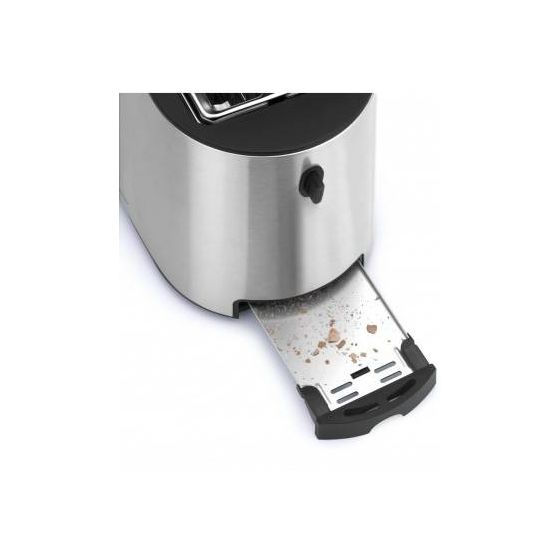 Bueno Pro Toaster 870 W 2 Scheibe(n) 6 Stufen  (Schwarz, Silber) 