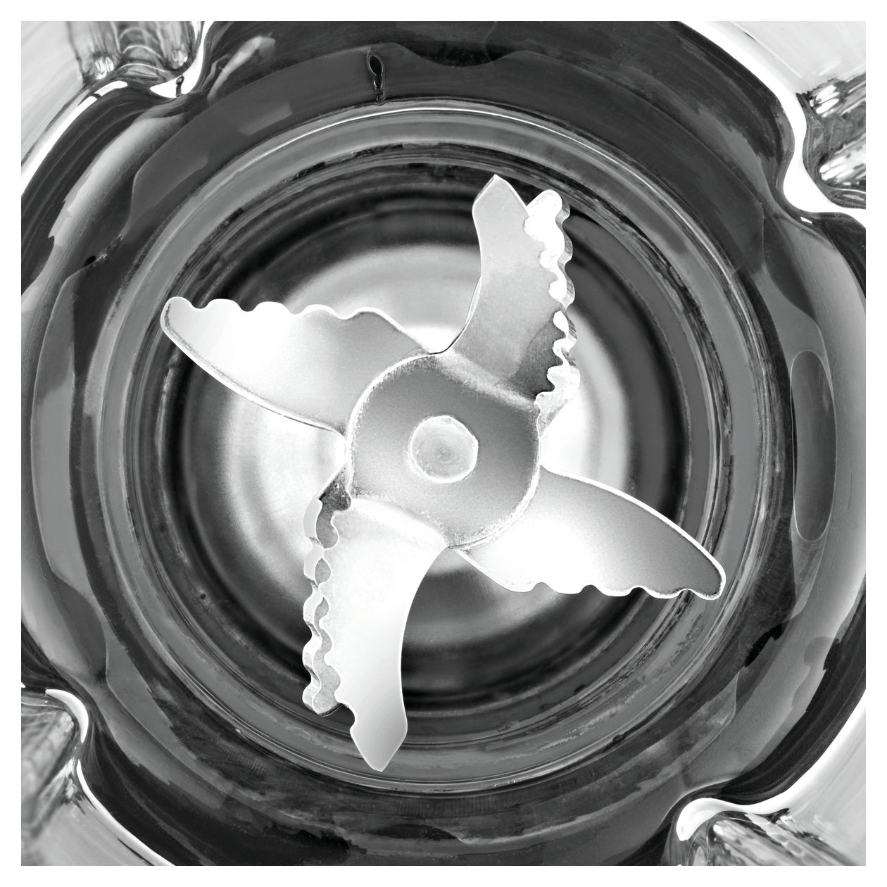 KÜCHENminis 0,8 l Standmixer 5 Geschwindigkeiten 400 W (Schwarz, Edelstahl, Transparent) 