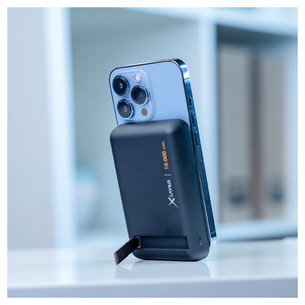MagFix Pro 2 10000 mAh Powerbank USB Typ-C Kabelloses Laden  (Schwarz) 