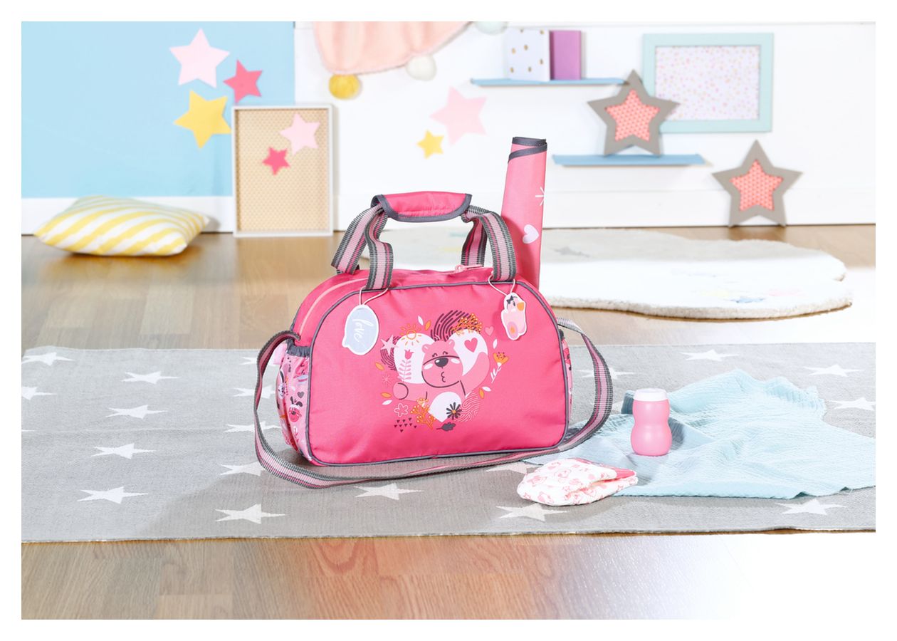 BABY born Wickeltasche mit Wickelunterlage 