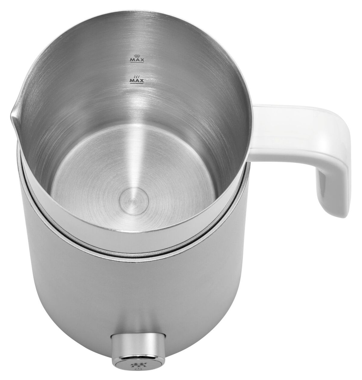 Enfinigy Milchaufschäumer Automatischer Milchaufschäumer/-wärmer ca. 400 ml  (Silber) 