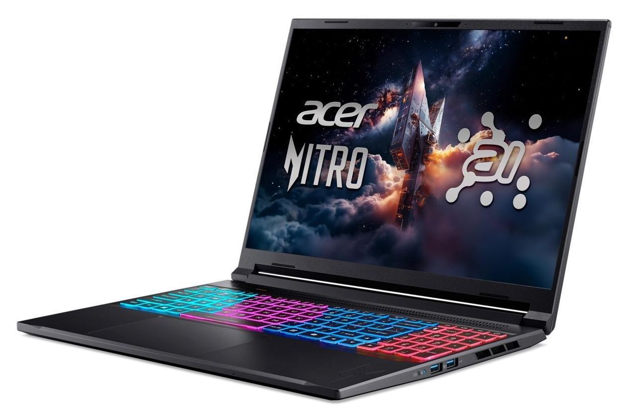 Nitro V AI ANV16S-41-R4CP WQXGA Notebook 40,6 cm (16 Zoll) 2560 x 1600 Pixel 32 GB Ram 1 TB SSD Windows 11 Home AMD Ryzen 7 max. 5,1 GHz NVIDIA GeForce RTX 5060  (Schwarz) 