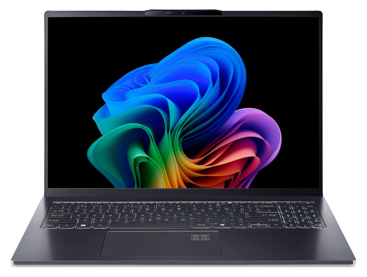 Swift Go AI SFG16-61-R3BU WUXGA+ Notebook 40,6 cm (16 Zoll) 2048 x 1280 Pixel 1 TB SSD Windows 11 Home AMD Ryzen 7 max. 5 GHz  (Grau) 