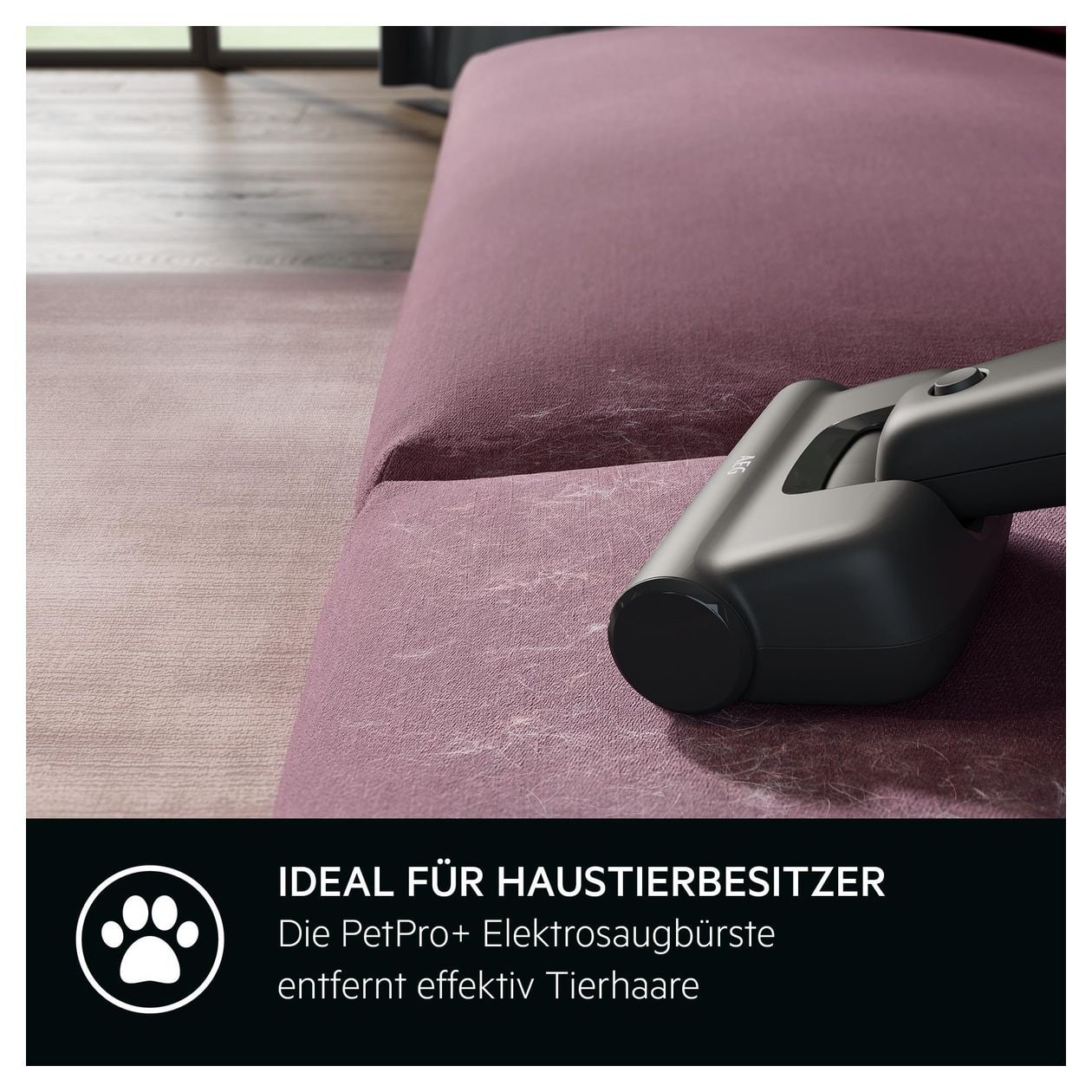 AS62A252XN Serie 6000 Handstaubsauger Beutellos bis 55 min Laufzeit 25,2 V  (Braun, Walnuss) 