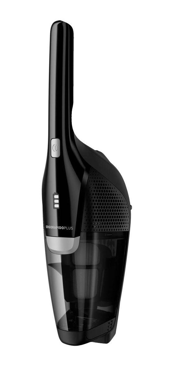 CX7-3-45EB Ergorapido Plus Handstaubsauger Beutellos bis 48 min Laufzeit 14,4 V HEPA  (Schwarz) 