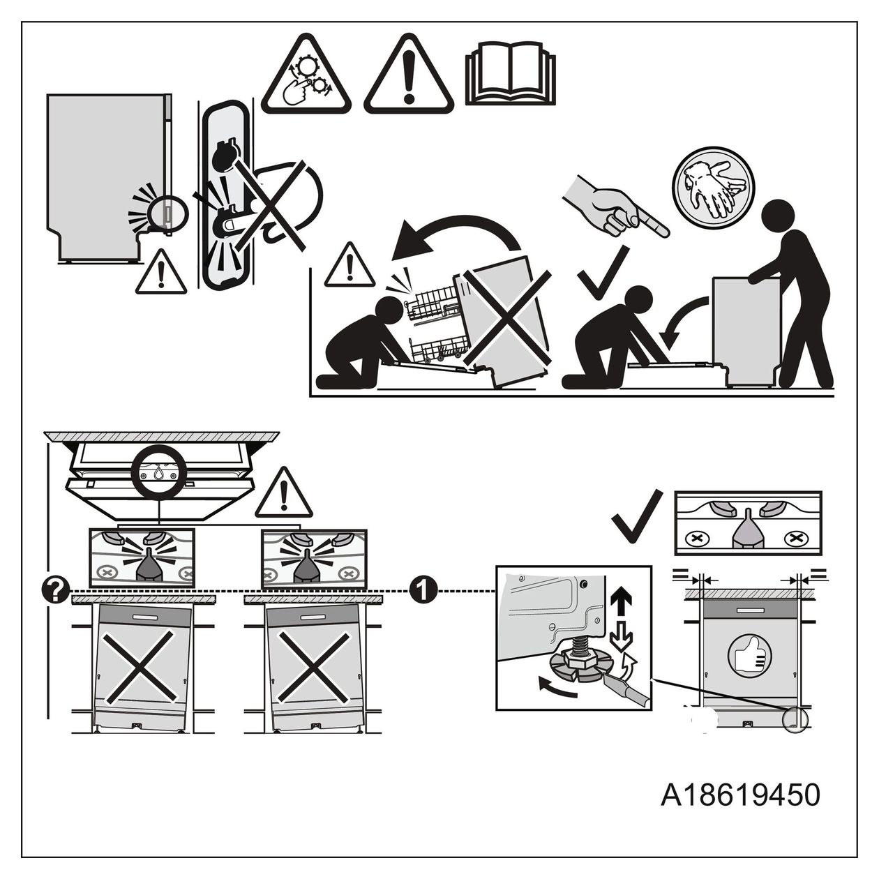 FFB73527ZM 45 cm Geschirrspüler freistehend Leise 10 Maßgedecke aquaStop Funktion Auto Open 