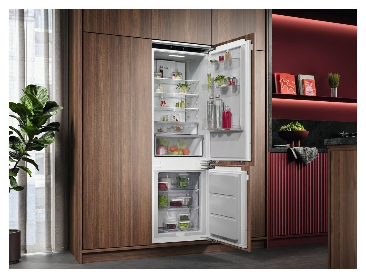 Seire 7000 TC7CS181AF 182 l / 62 l 178 cm Einbau Kühl-/Gefrierkombination 99 kWh NoFrost 