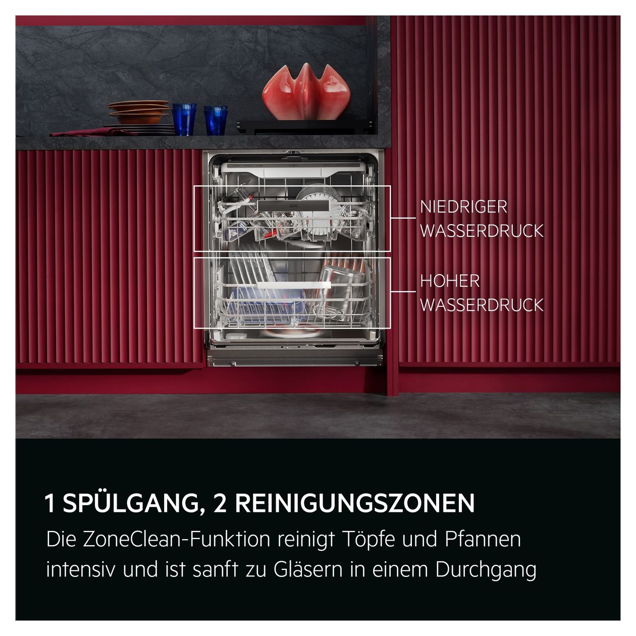 Serie 8000 GI8700X2EX 60 cm Geschirrspüler vollintegriert (ohne Front) Sehr leise 15 Maßgedecke aquaStop Funktion Auto Open 