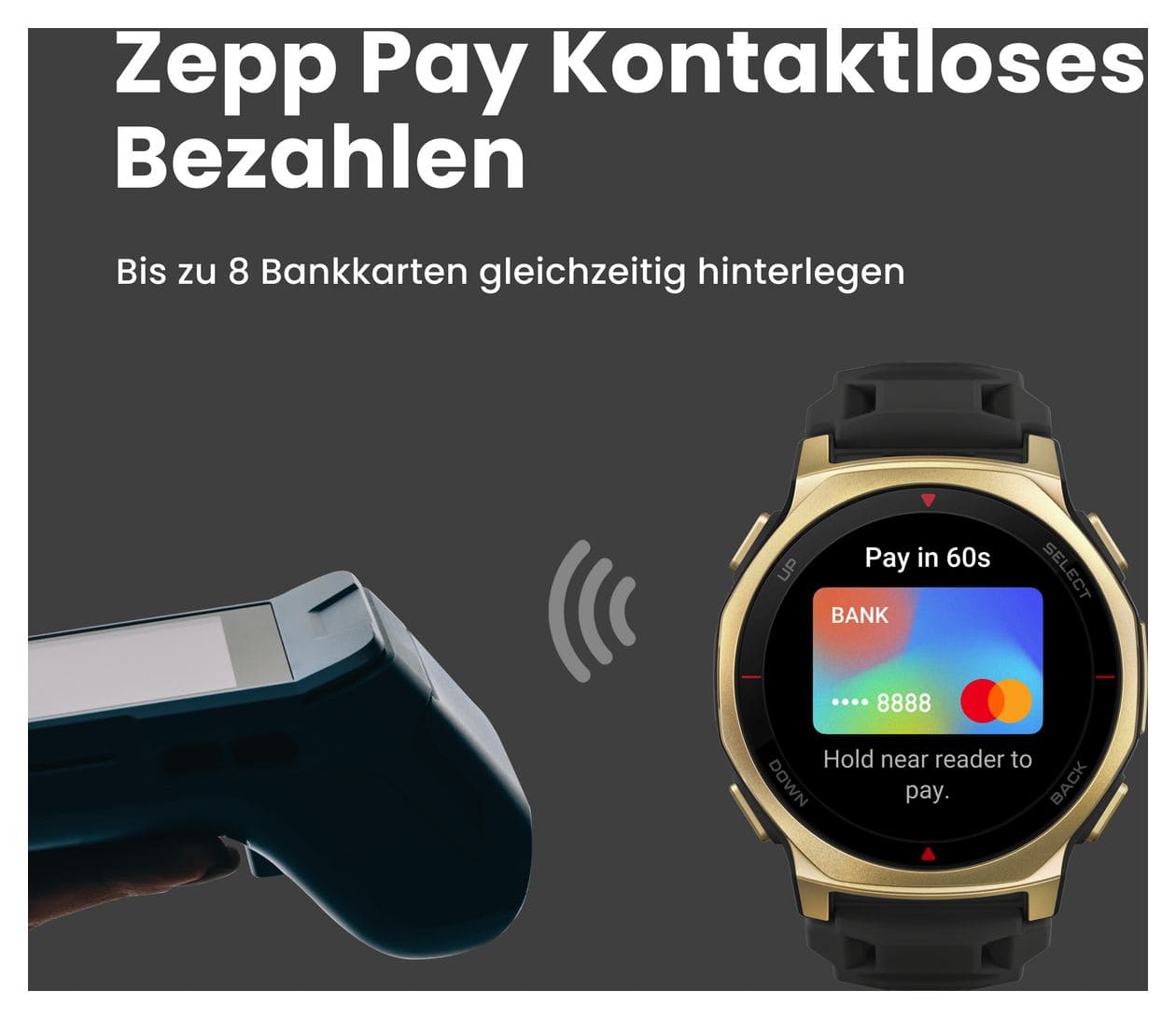 T-Rex 3 Pro Digital 44 mm Smartwatch Rund 353 ppi  (Schwarz) 