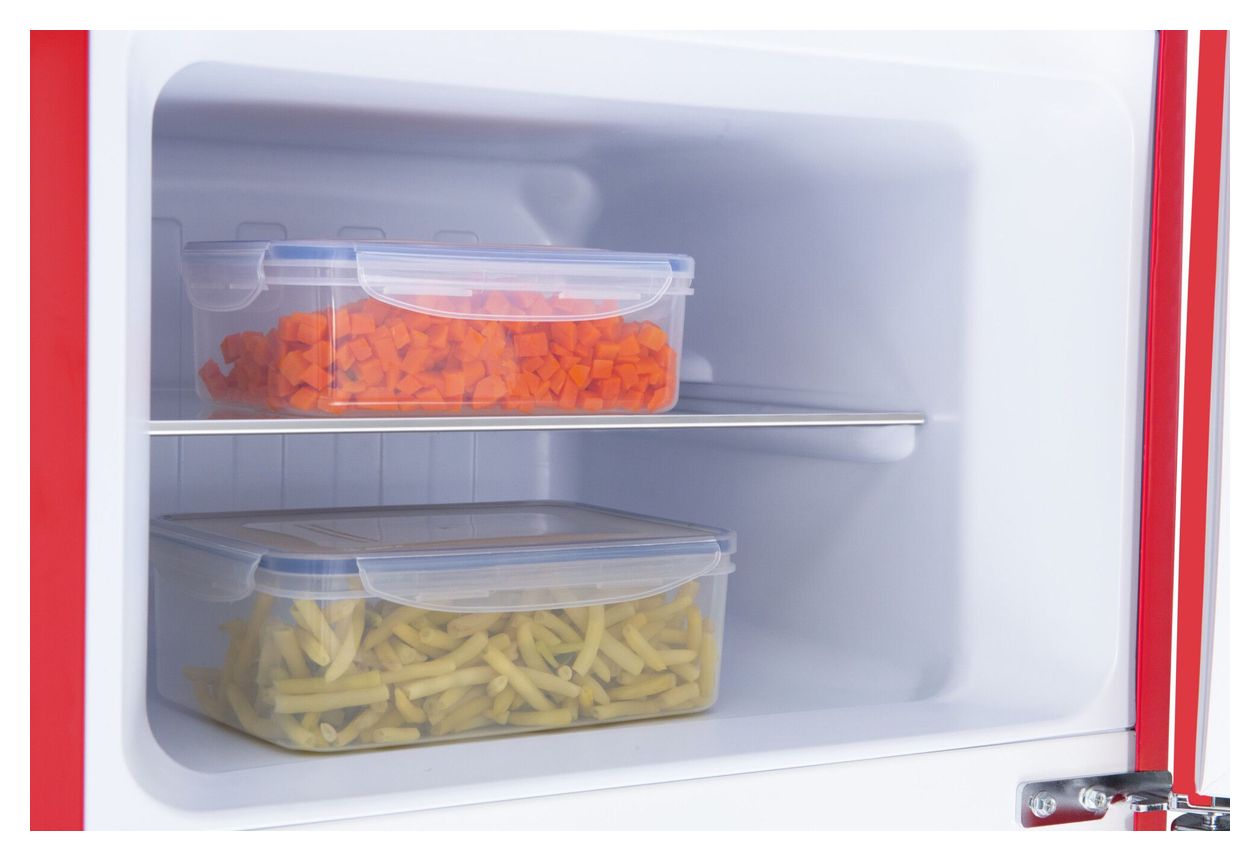 DTR374190R 162 l / 44 l Kühl-Gefrierkombi freistehend 144 kWh Jahr  (Rot) 