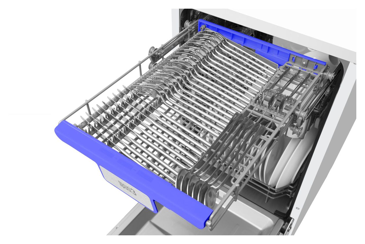 EGSP561000E 45 cm Geschirrspüler teilintegriert (ohne Front) Leise 10 Maßgedecke aquaStop Funktion 